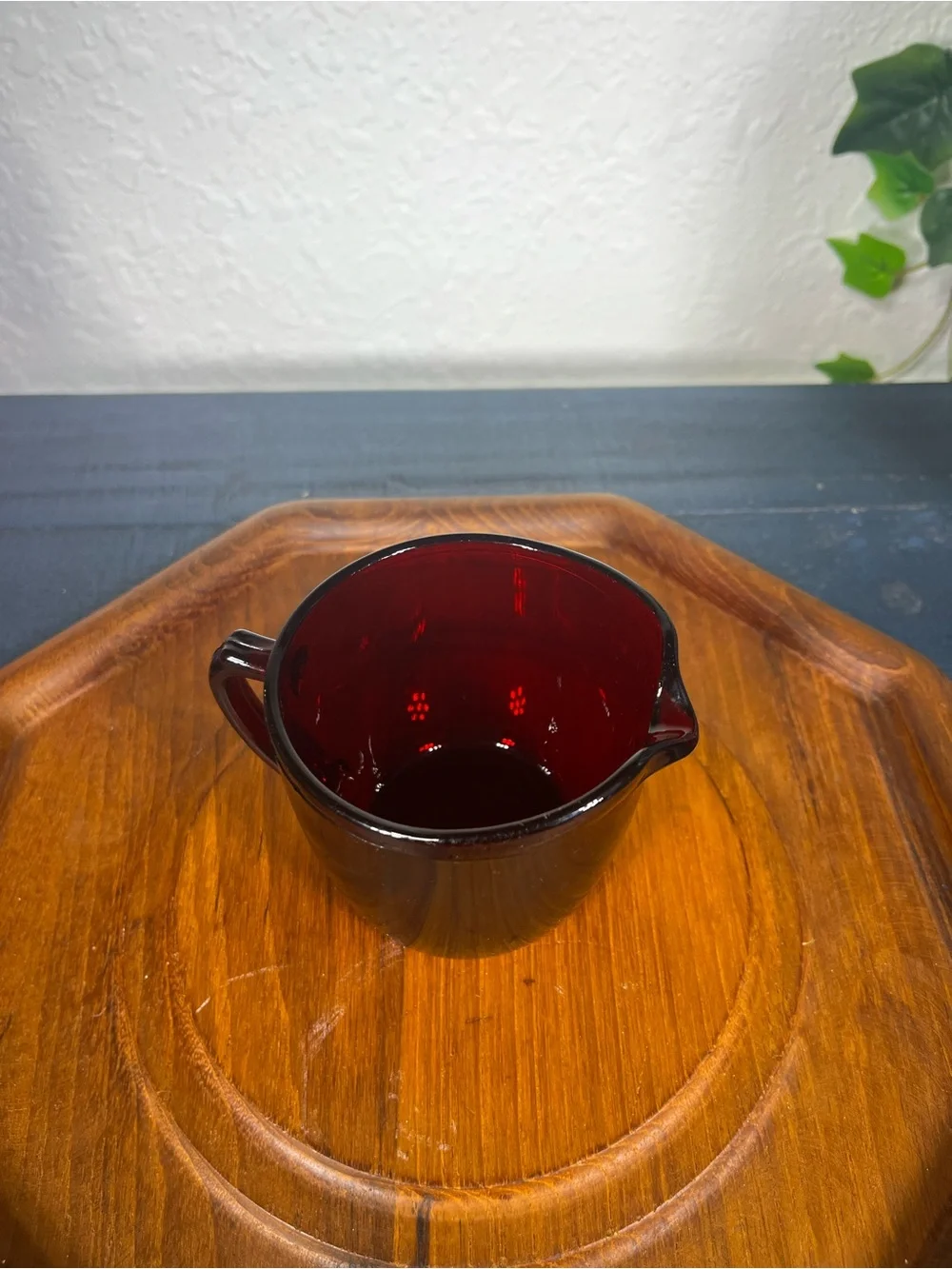 Vintage Anchor Hocking Royal Ruby Red Glass Cream Replacement